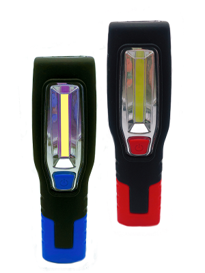 6x LED + 3W LED COB PRACOVNÍ SVÍTILNA 