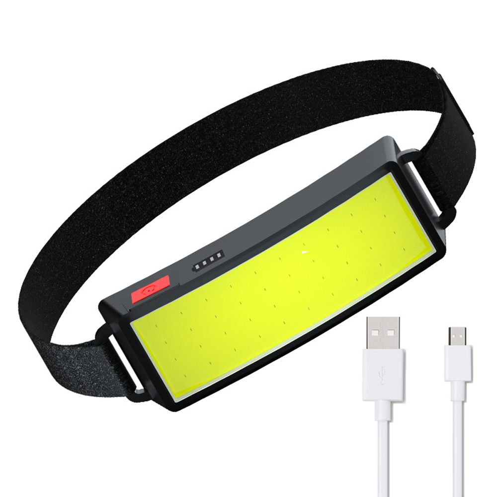 8W LED COB USB NABÍJECÍ ČELOVKA