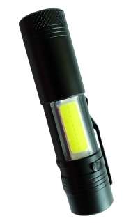 3W LED COB NABÍJECÍ SÍTILNA S ADAPTÉREM