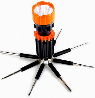1W LED Multifunkční šroubovák  8 v 1