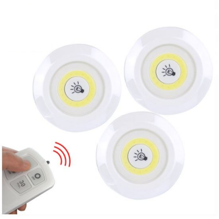 3W LED COB SVÍTIDLA NA DÁLKOVÉ OVLÁDÁNÍ   